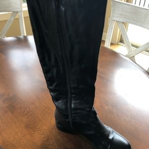 Black riding boots